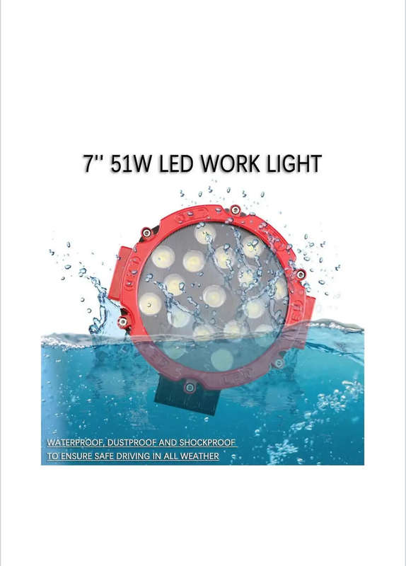Auto Work Lights Off Road Lights Service Lights Led Lights Spotlights Auto Accessories,black
