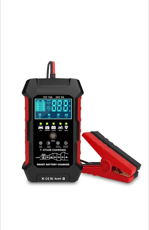 12V 10A & 24V 5V Smart Automatic Battery Charger & Pulse Repair Tool RG-10