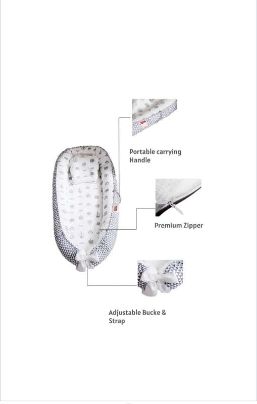 Ultra Soft Cotton Skin-Friendly  Newborn Lounger Bassinet