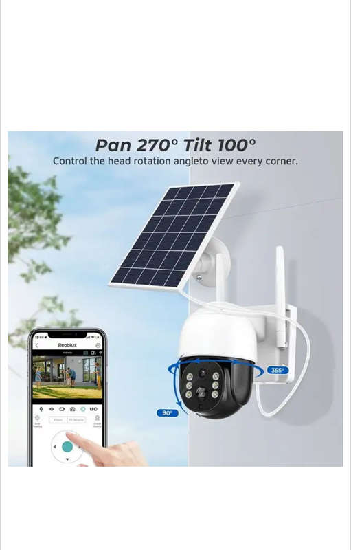 SE-TQ5-4G Solar Powered 4G Surveillance Camera iCSee App