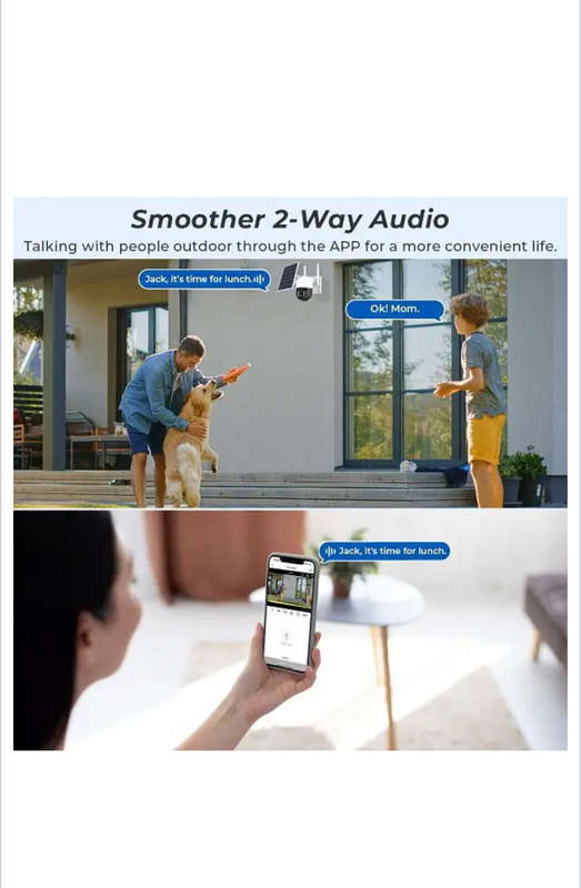 SE-TQ5-4G Solar Powered 4G Surveillance Camera iCSee App