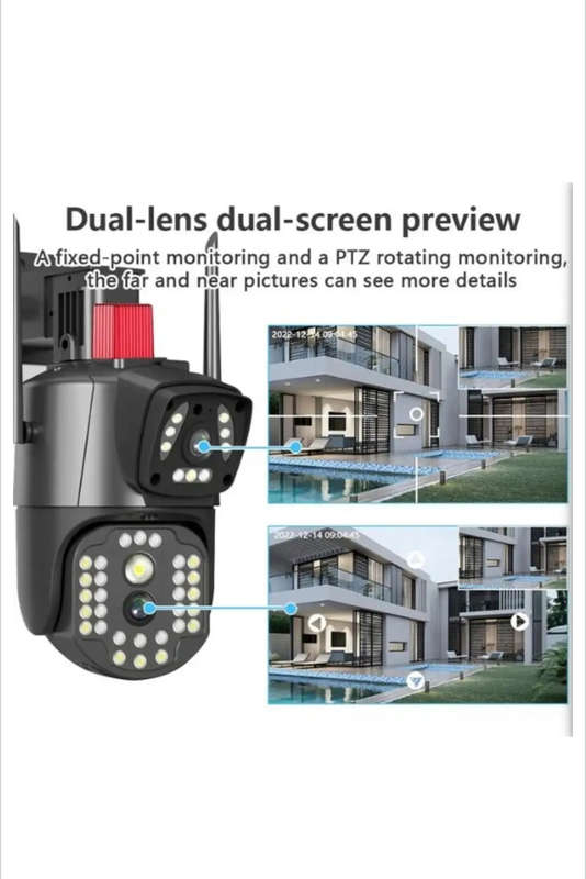 Outdoor Dual Lens Security Camera