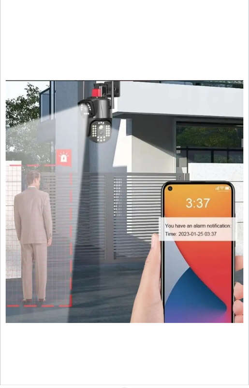 Outdoor Dual Lens Security Camera