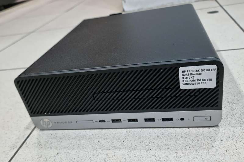 REFURBISHED - HP PRODESK 600 G3 SFF - I5 6500 6TH GEN - 8GB RAM DDR4 - 256GB NVME SSD