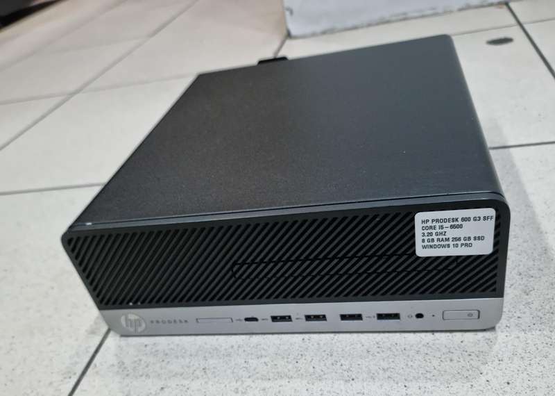 REFURBISHED - HP PRODESK 600 G3 SFF - I5 6500 6TH GEN - 8GB RAM DDR4 - 256GB NVME SSD