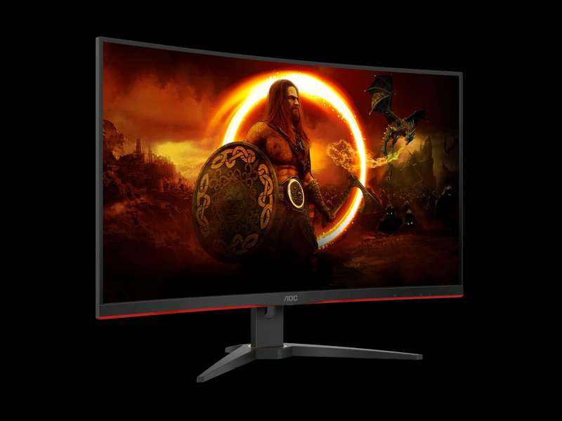 AOC CQ32G2E 31.5" QHD ,2560 x 1440,Free-Sync Curved Gaming Monitor / 144Hz Refresh Rate 1ms Response
