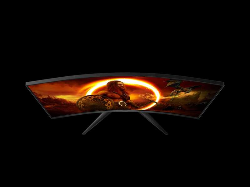 AOC CQ32G2E 31.5" QHD ,2560 x 1440,Free-Sync Curved Gaming Monitor / 144Hz Refresh Rate 1ms Response