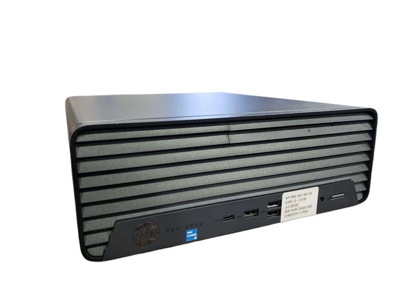 HP Pro 400 G9 Core i3-12100, 8GB RAM,256GB SSD Win 11 Pro SFF PC PREOWNED