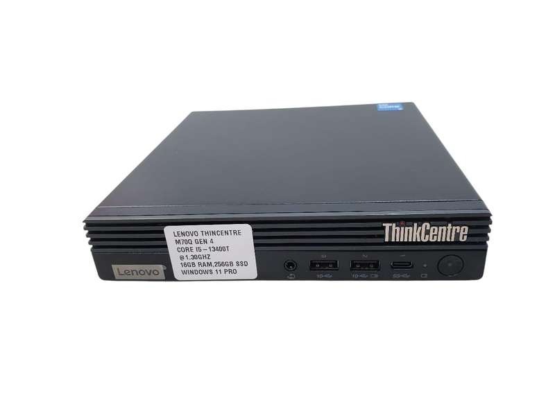 LENOVO THINKCENTRE M70Q GEN 4 , CORE I5 13400T , 16GB , 256GB SSD ,Win 11 Pro