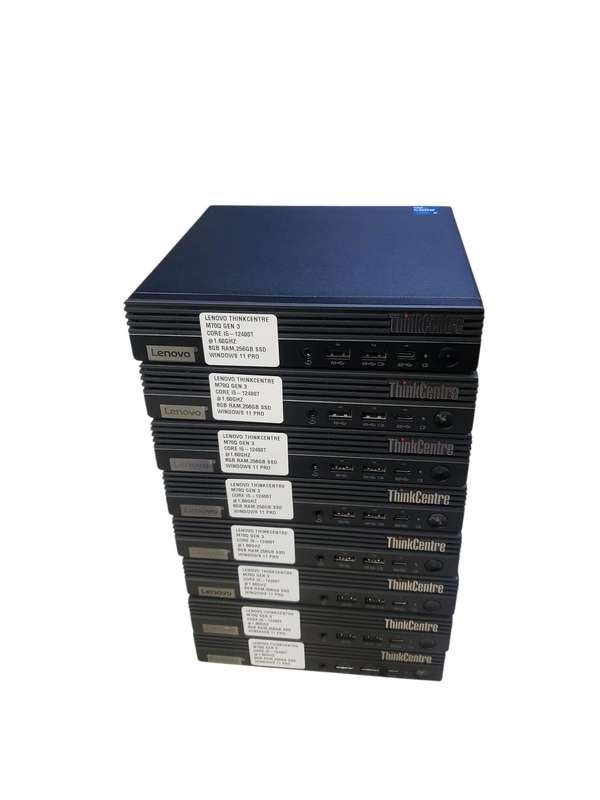 LENOVO THINKCENTRE M70Q GEN 3 - MINI PC - I5 12400T - 8GB DDR4 -256GB NVME SSD