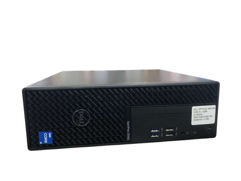 Dell OptiPlex 3000 Core i5-12500 16GB RAM 512GB SSD Win 11 Pro Small Form Factor PC