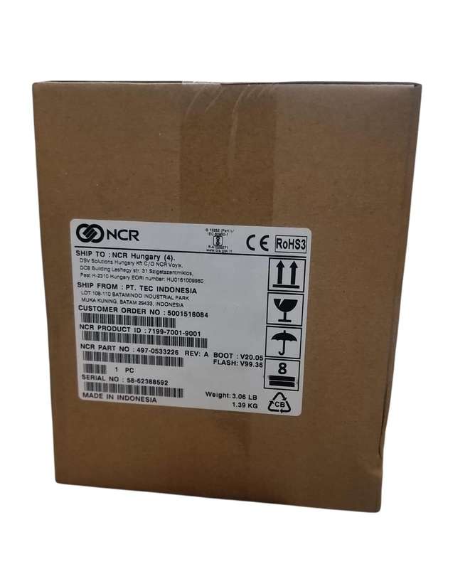 NCR 7199-7001-9001 NCR RealPOS Thermal Receipt Printer, Onboard USB, Serial Interface, Black New