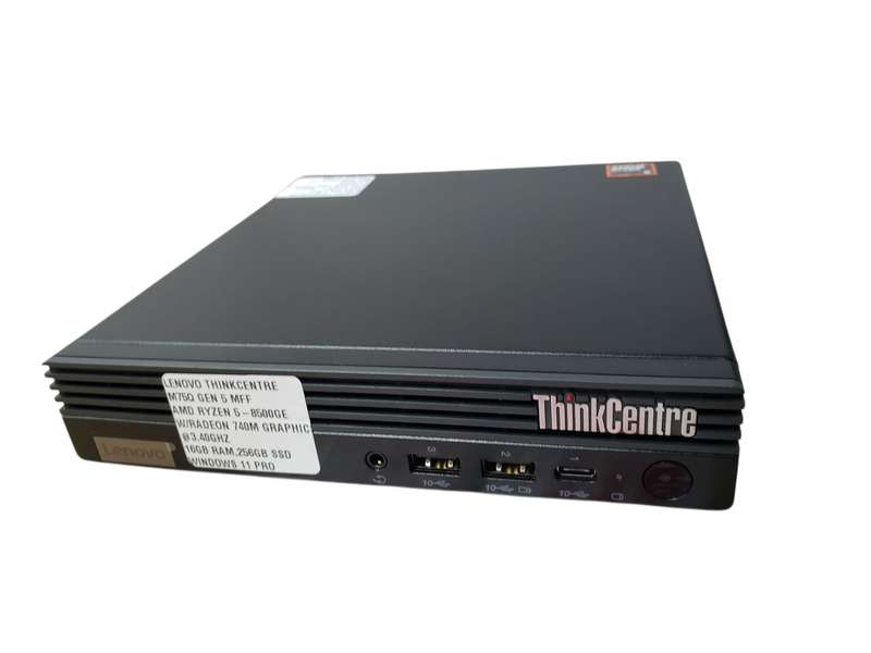 LENOVO ThinkCentre M75q Gen 5,AMD Ryzen 5 PRO 8500GE,16GB RAM,256GB SSD M.2 2280 PCIe Gen4