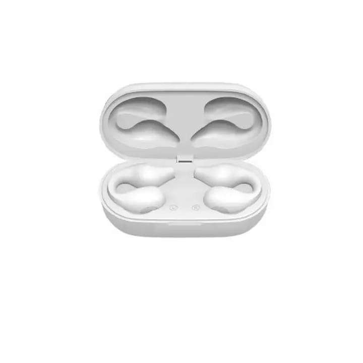Wireless TWS Earbuds with LED Display Charging Case  White