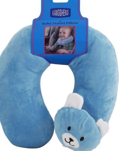 Marco Baby Travel Pillow Bear - Blue