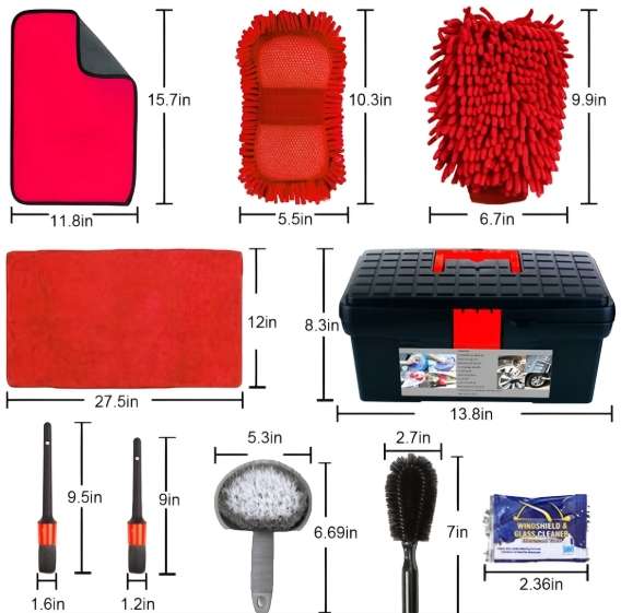 16-Piece Vehicle Detailing Kit!