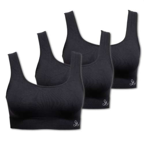 Set of 3 Lifestyle Scooped Crop tops for everyday