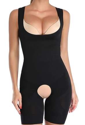 Women Shaper Full Body Shapewear for Regular and Daily Use Shapewer - Black