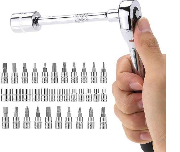 1/4-Inch Socket Set DIY Home Car Vehicle Repair Set