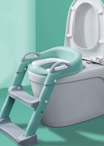 Children toilet seat ladder