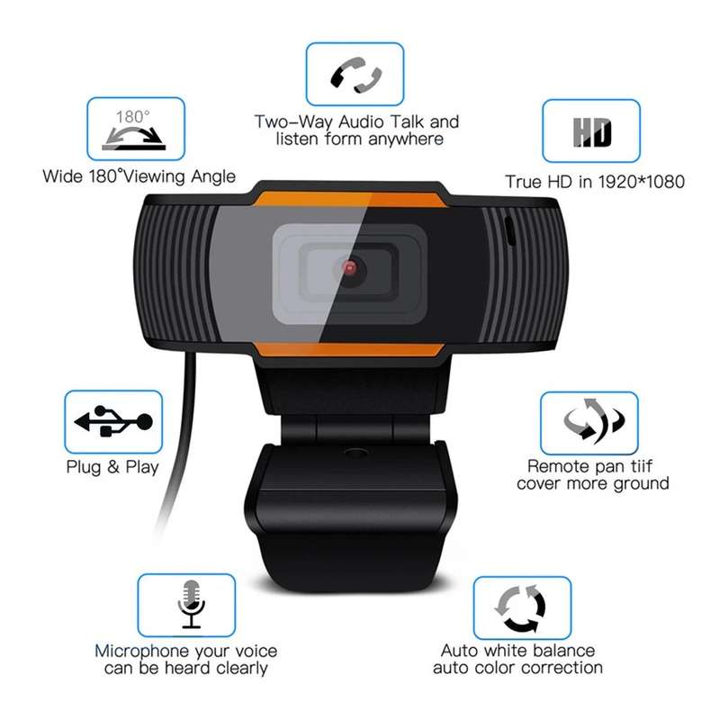 HD 1080P Webcam Computer PC