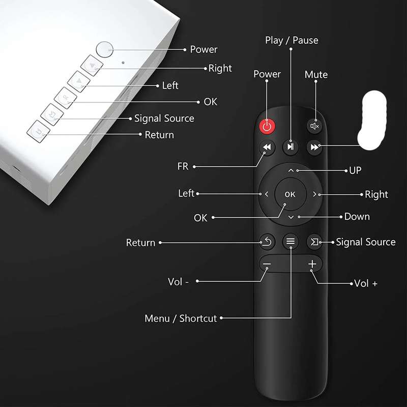 Portable Mini Pocket LED Projector
