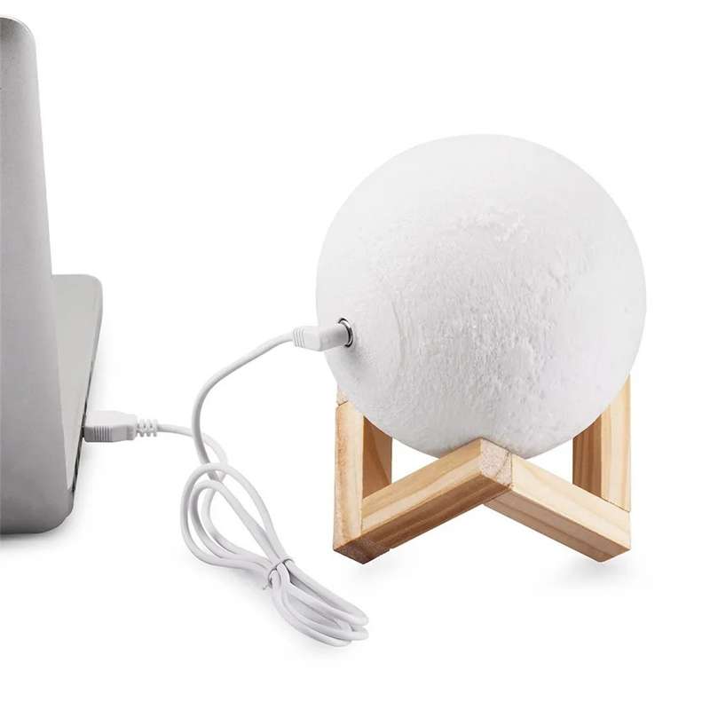 Moon lamp made with 3D printing technology