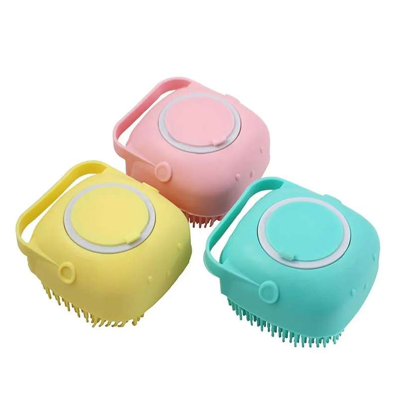 Pet Massage and Shampoo Brush