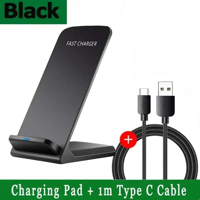 new Wireless Charger Stand Pad for iPhones and Androids