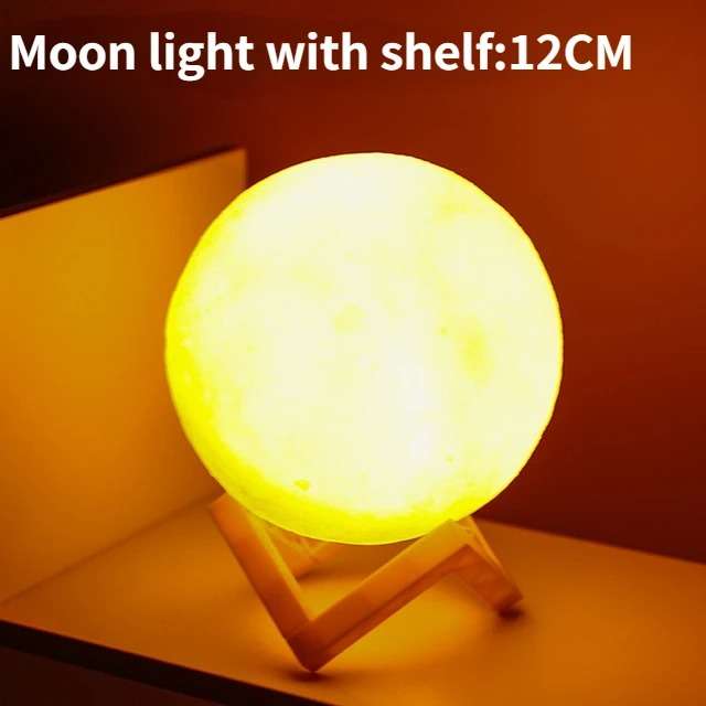 Moon Lamp with USB cable