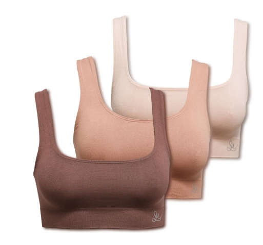3 pack multicolor crop tops for everyday wear