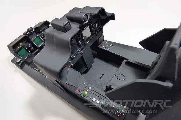 ROBAN AH-64 Apache Grey 700 Size Scale Helicopter With Mechanics - ARF