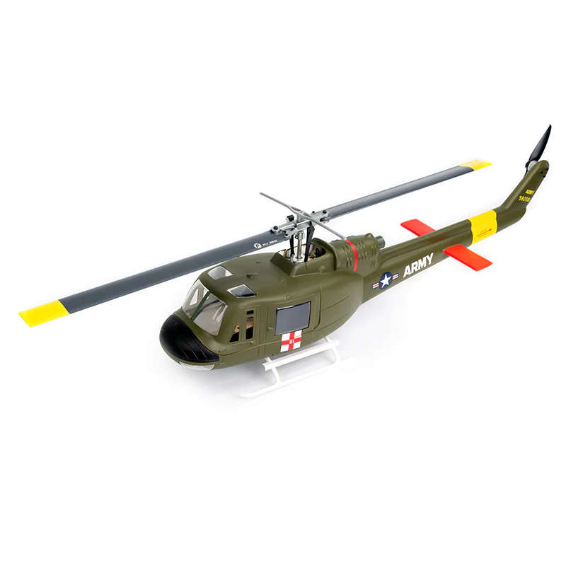 Fly Wing UH-1 Huey 450 Size V4 GPS Stabilised - RTF Helicopter (Military)