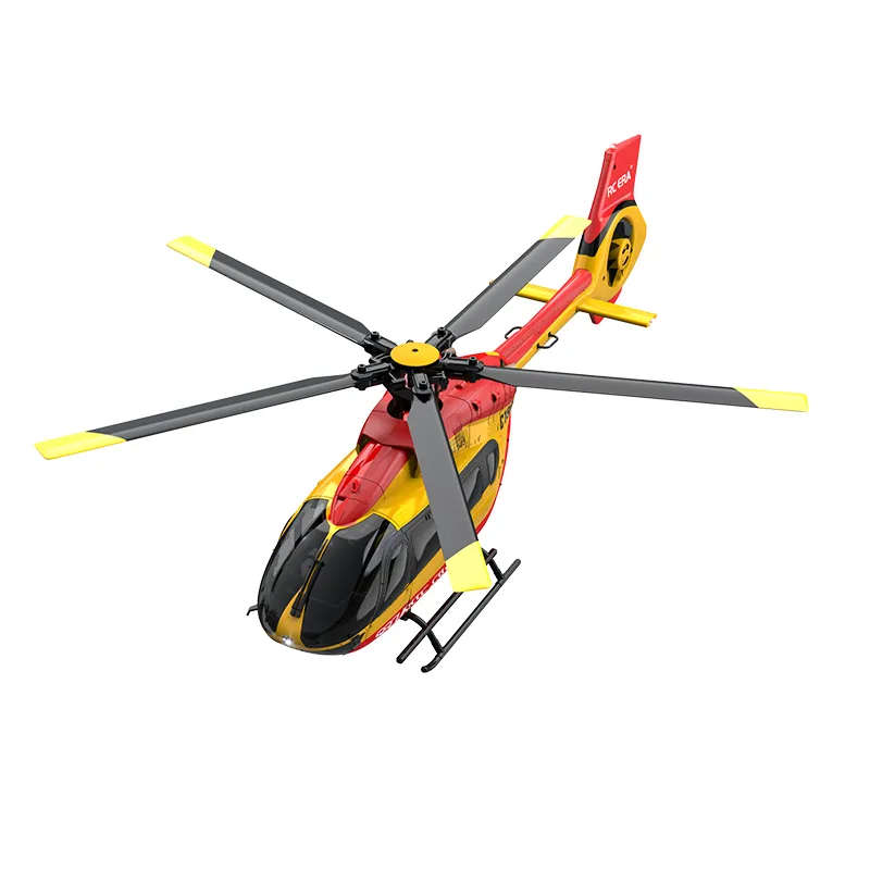 RC-ERA C-190 H145 Pro Gyro Stabilised - RTF Helicopter (Red & Yellow)