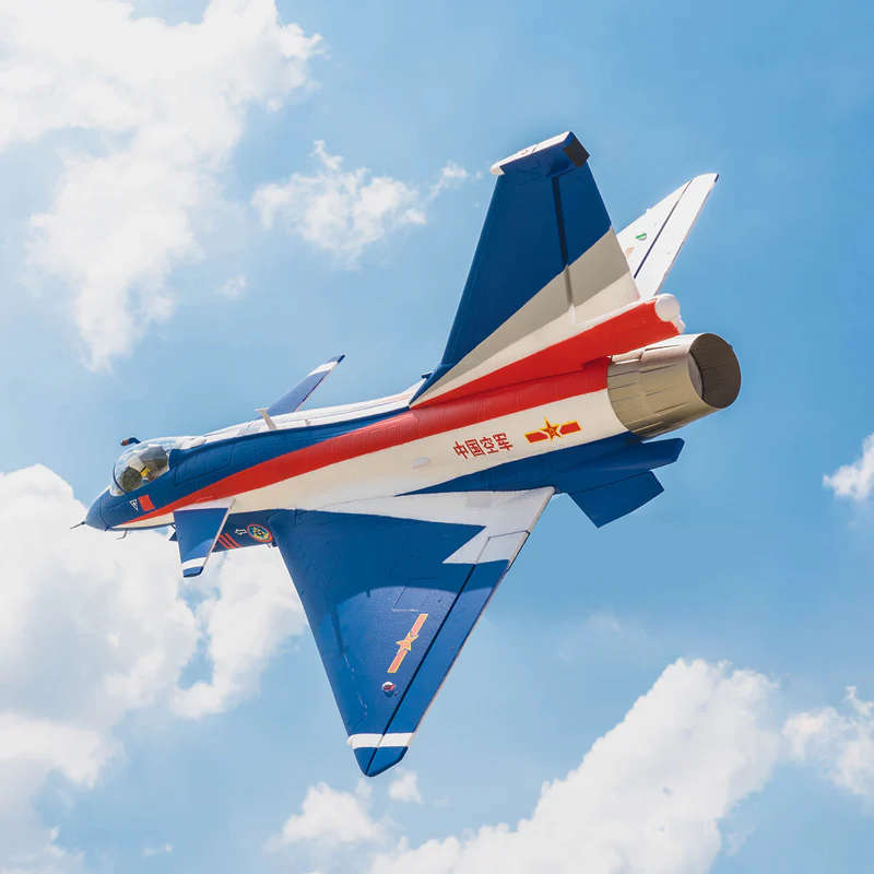 FMS 64mm J-10 EDF Jet W/Reflex V3 - PNP ( Blue )