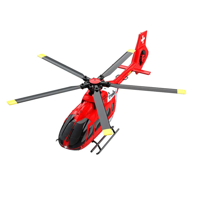 RC-ERA C-190 H145 Pro Gyro Stabilised - RTF Helicopter (Red)