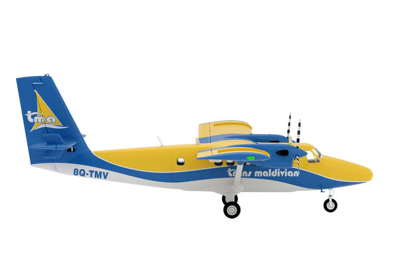 XFly Twin Otter DHC-6 1800mm - PNP  ( with wheels )