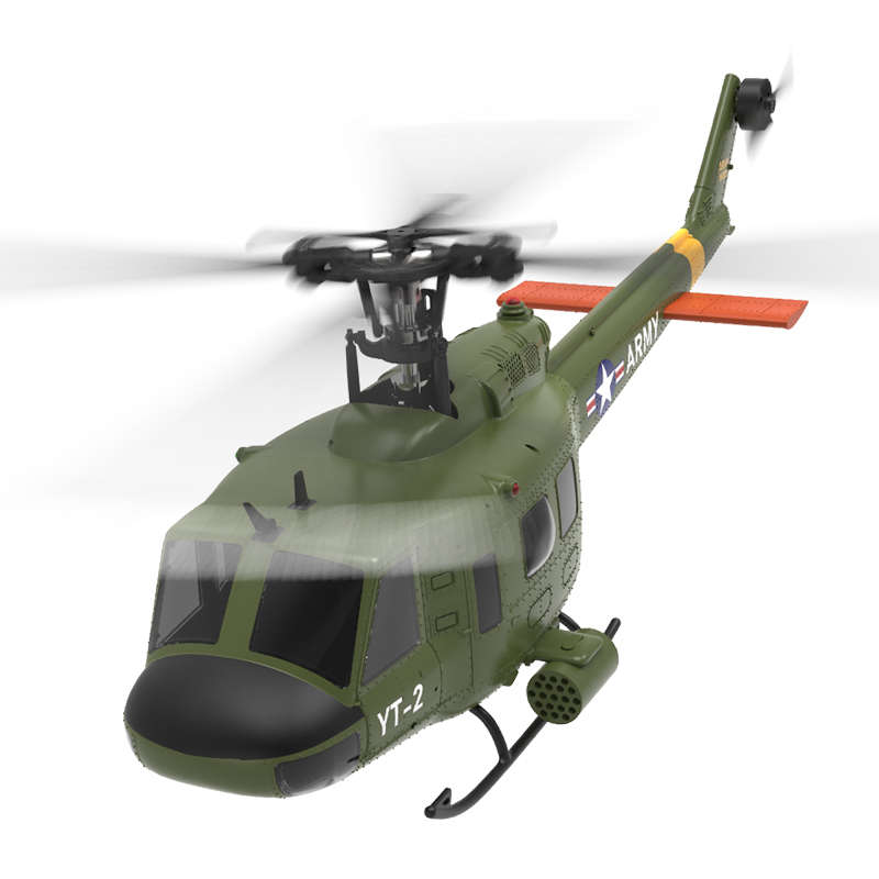 Fly Wing UH-1 Huey 450 Size V4 GPS Stabilised - RTF Helicopter (Military )