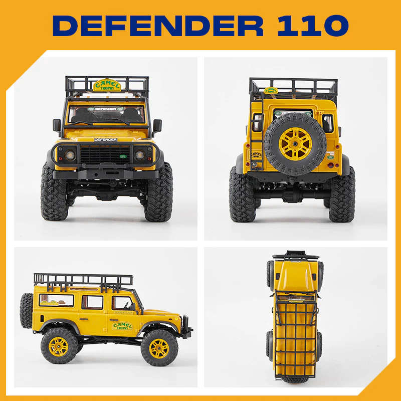 FMS 1/24th Scale FCX24M Defender 110 Camel Trophy Edition - RTR