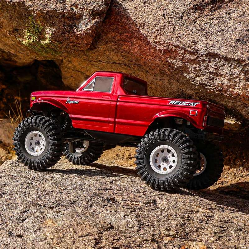 REDCAT Ascent - 18 1/18 Scale Brushed Electric Rock Crawler - RTR ( Red )