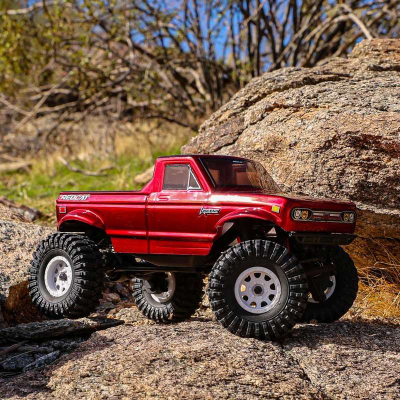 REDCAT Ascent - 18 1/18 Scale Brushed Electric Rock Crawler - RTR ( Red )