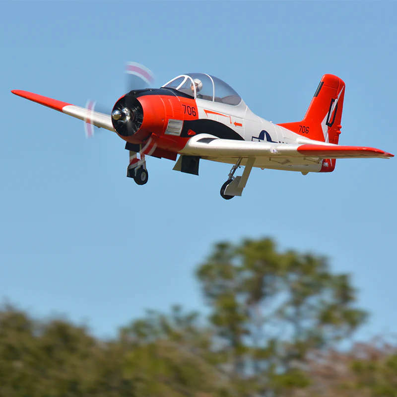 FMS 1400mm T-28D Trojan V4 PNP ( Red )