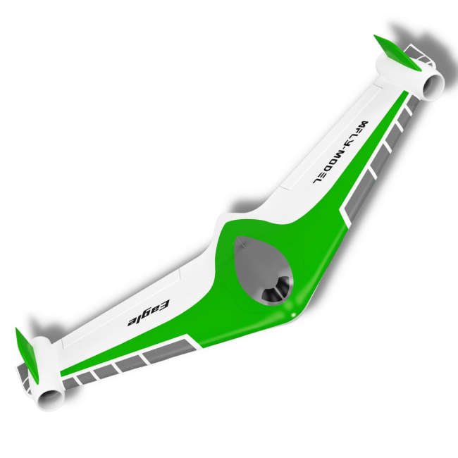 XFly Eagle Twin 40mm EDF Wing - PNP ( Green )