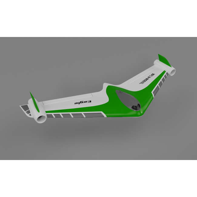 XFly Eagle Twin 40mm EDF Wing - PNP ( Green )