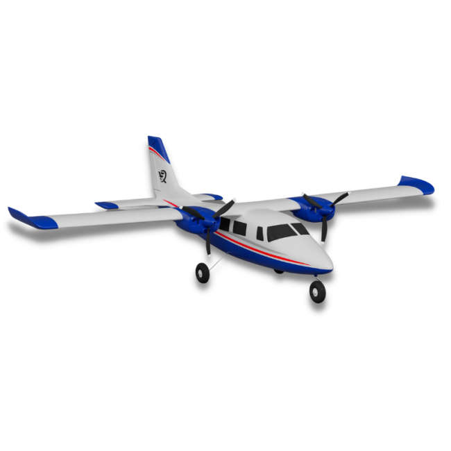 XFly P-68 Twin Prop 850mm - PNP ( Blue )