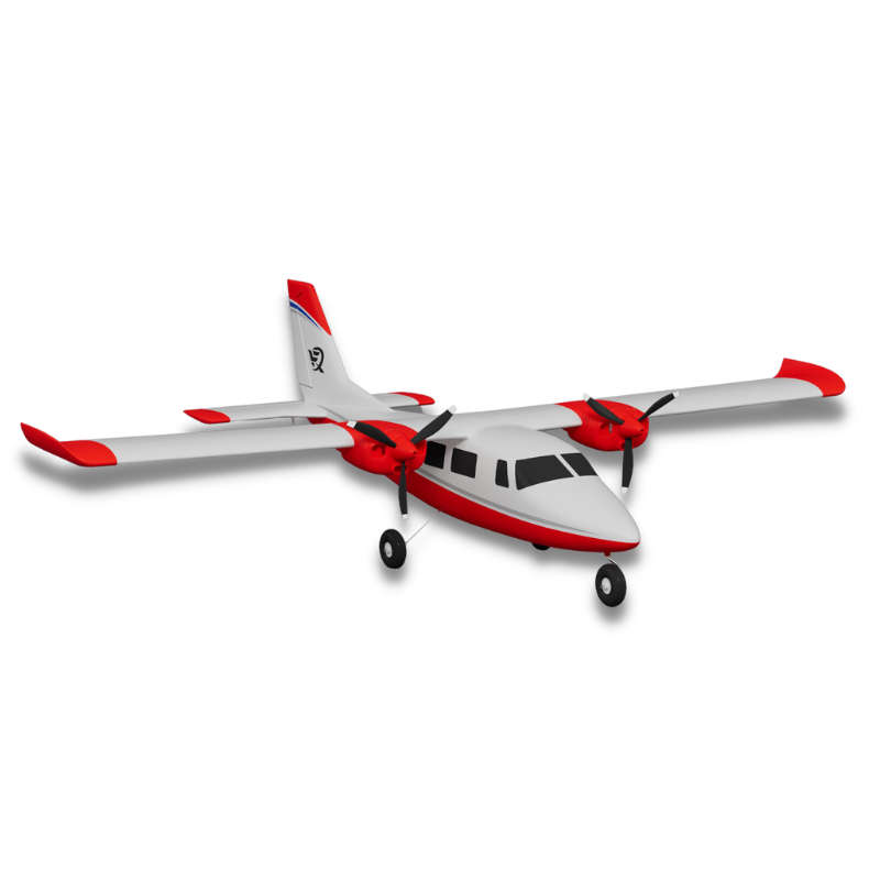 XFly P-68 Twin Prop 850mm - PNP ( Red )