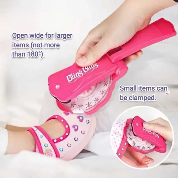 Bling Bling Dazzle Toy - Sparkling Diamond Hair Accessories with Refill pack for kids