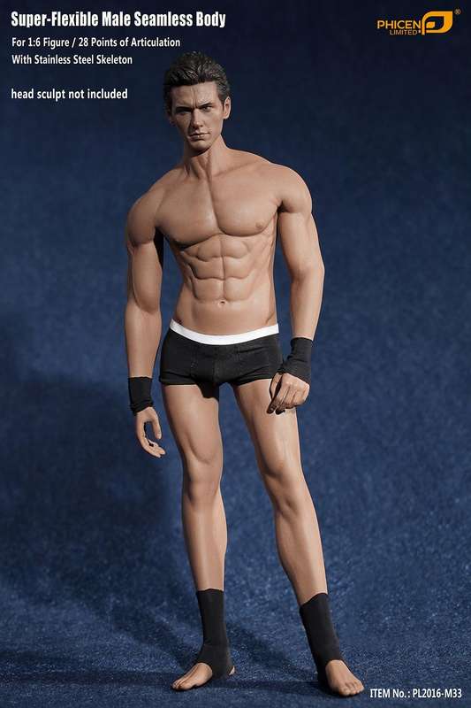 Muscular Guy (NO Head Sculpt) TBLeague 1/6th Scale Super Flexible male Female Action Figure-M33