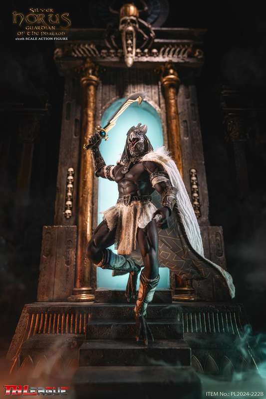 TBleague Egyptian God Horus Guardian of Pharaoh  (Silver) 1/12th Scale Action Figure