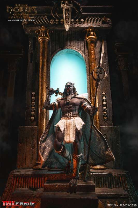 TBleague Egyptian God Horus Guardian of Pharaoh  (Silver) 1/12th Scale Action Figure